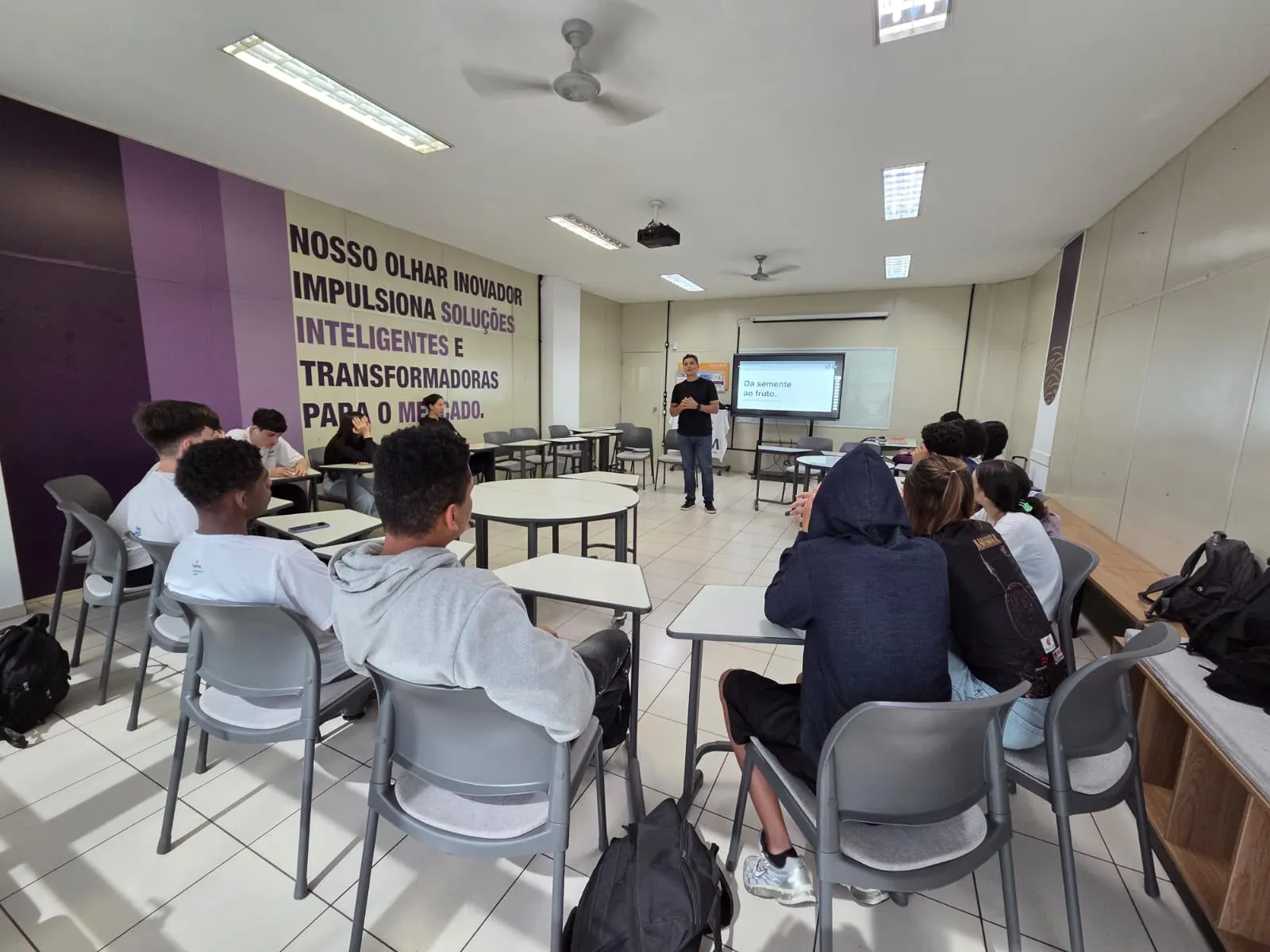 Palestra sobre startups no SENAC